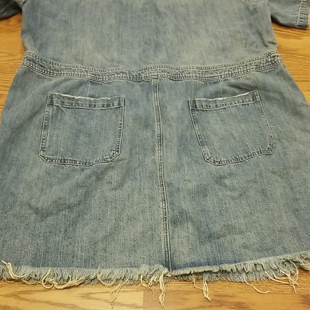 Nwt Lucky Brand Blue Denim Dress - Picture 13 of 14